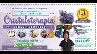 CURSO FORMATIVO ONLINE DE CRISTALOTERAPIA [upl. by Artiek991]