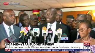 2024 Midyear budget review Ghana is on autopilot – Minority Leader Ato Forson [upl. by Kilk896]