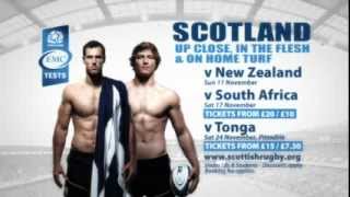 Scottish Rugby  TV Spot Up close in the flesh on home turf [upl. by Gav]