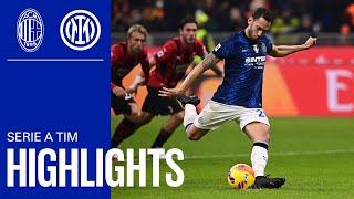 MILAN 11 INTER  HIGHLIGHTS  SERIE A 2122  Spoils shared in thrilling Milan derby ⚽⚫🔵 [upl. by Clite]