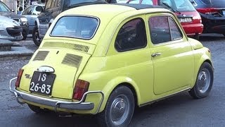 Fiat 500 rattle exhaust sound [upl. by Ettevy]