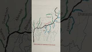 Tributaries of river Brahmaputra GKGS [upl. by Kriste]