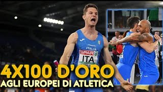 Oro dellItalia nella staffetta 4x100 maschile  Europei di Atletica 2024 [upl. by Babita309]