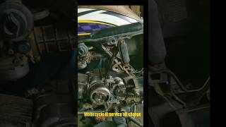 Motorcycle Honda 100 oil change motorcycle shortvideo [upl. by Bonne]