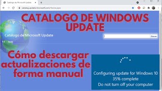 Cómo descargar actualizaciones de Windows de forma manual [upl. by Narrad]