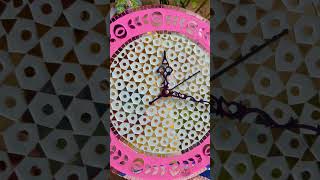 Mirror Mosaic art  mosaic art clock  clock  mirror clock [upl. by Edythe]