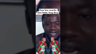 Papa Sow recarde Ama Baldé Reug Reugviral luttetv modoulo dakar shorts viralshort viralvideo [upl. by Bellanca]