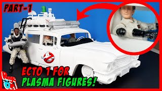 DIY Ghostbusters Ecto1 for Hasbro Plasma 6 inch figures Custom made 3d printed 112 scalePART1 [upl. by Eikram]