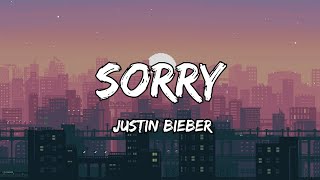 Justin Bieber  Sorry Lyrics [upl. by Snowber]