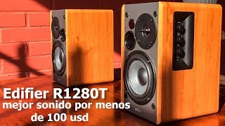 Los mejores parlantes para tu PC  Edifier R1280T [upl. by Atsed]