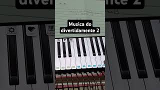 MÚSICA do DIVERTIDAMENTE 2 no PIANO divertidamente shorts [upl. by Malia]