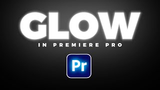 How To Add GLOWING TEXT In Premiere Pro [upl. by Bussy474]