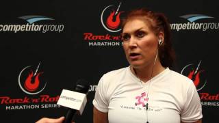 2012 Rock n Roll San Antonio Jo Dee Messina Pre Race Interview [upl. by Francyne]