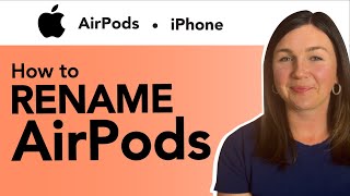 How to Rename your AirPods on your iPhone or iPad [upl. by Aikit]