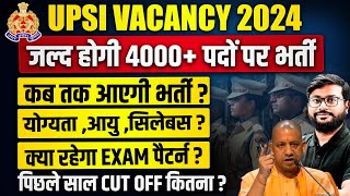 UPSI New Vacancy 2024  UP Police SI New Vacancy 2024  UPSI Age Qualification Syllabus Form [upl. by Cogswell123]