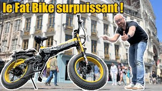 Ce vélo est surpuissant  1000W ds un fat bike ça fait quoi  le lankeleisi X3000 plusup Incroyable [upl. by Notxam]