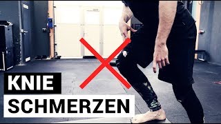 Keine Knieschmerzen mehr Wie du Knieschmerzen beim Training beheben kannst [upl. by Anuahsat]