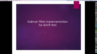 Kalman Filter for 6DOF IMU Implementation 16 [upl. by Yelsek]