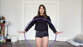 BEGINNER HULA HOOP TUTORIAL  ISO Fold Spinning [upl. by Inar899]