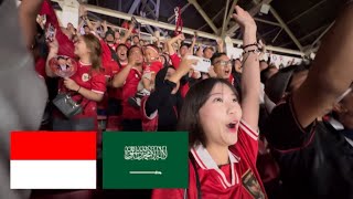 Korean reaction Indonesia  Saudi Arabia IN GBK🇮🇩🇸🇦timnas Indonesia [upl. by Elburr148]