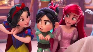 Vanellope meets Disney Princesses Full scene  Ванилоппа встречает принцесс Диснея  Полная сцена [upl. by Eiramlatsyrk]