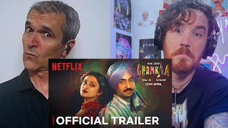 Amar Singh Chamkila  Official Trailer  Imtiaz Ali AR Rahman Diljit Dosanjh REACTION [upl. by Elleinaj537]