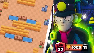 ON montre CHUCK RANG 30 en BRAQUAGE sûr BRAWLSTARS 🚂 [upl. by Ahseenal407]