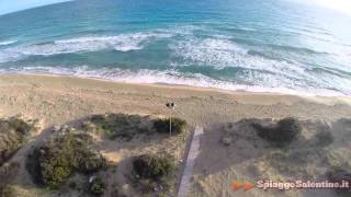 La Spiaggia di Lido Marini vista da un drone nel Salento [upl. by Ymar]