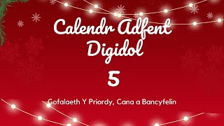 Calendr Adfent Digidiol  Diwrnod 5 [upl. by Jarl589]