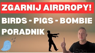 Zgarnij Airdropy Birds Pigs Bombie  Poradnik [upl. by Kenric]