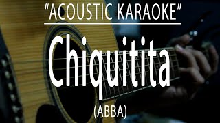 Chiquitita  ABBA Acoustic karaoke [upl. by Ahterahs82]