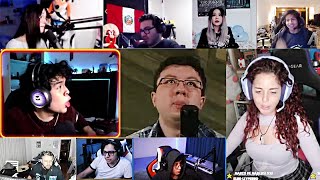 REACCIONES DE STREAMERS PERUANOS AL TEMBLOR [upl. by Oniram27]