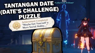 CARA MENYELESAIKAN PUZZLE TANTANGAN DATEDATE CHALLENGE  Genshin Impact [upl. by Durarte995]