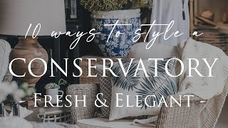 10 Stylish Ways to Beautify Your Conservatory  Insider Design Tips [upl. by Yeorgi519]