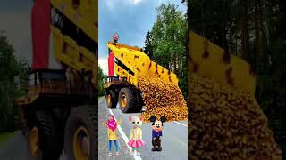 Dozer truck passing with future technology 😯 viralshorts shorts vfx shortsfeed shortsyoutube [upl. by Saree]