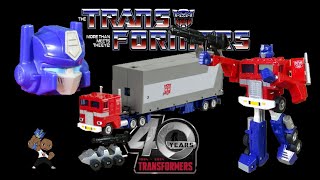 Transformers G1 Autobot Commander Optimus Prime 40th Toy Review [upl. by Lombardi]