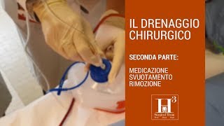 Come si rimuove un drenaggio 💉 drenaggi chirurgici parte 2 [upl. by Ecniv]