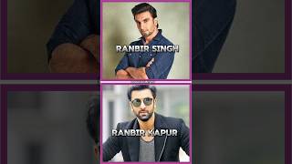 Ranbir Kapoor 👑 ❤️‍🔥 vs Ranbir Singh 😈😅 Movie Compersionshorts [upl. by Llerred]