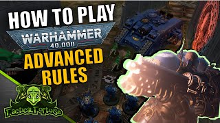 How to Play Warhammer 40k 10th Edition  Part 2  Stratagems Leaders Transports Reserves and More [upl. by Kelton]