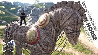 Where to Find the Trojan Horse in Assassins Creed Odyssey Iliad Trojan War Easter Egg [upl. by Sankey]