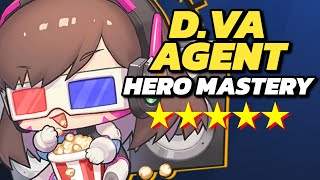 「Hero Mastery」 DVA AGENT HIGH SCORE 5 STARS Overwatch 2 Guide [upl. by Rockie]