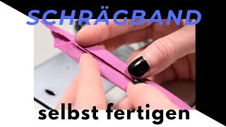 2 Arten ein Schrägband selbst zu machen in nur 3 Minuten [upl. by Cilka]