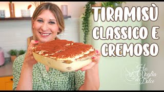 TIRAMISÙ CLASSICO ricetta con crema perfetta HO VOGLIA DI DOLCE [upl. by Damalas344]