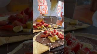 Crepé🧡🎉😊 food crepas crepera chocolaterecipe crepesdulces oreonutella crepa [upl. by Aihsik]