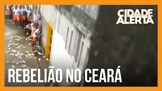 Imagens mostram rebelião em presídio do Ceará ordenada por facção de SP [upl. by Scoville]