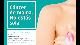 JORNADA CANCER DE MAMA NO ESTAS SOLA [upl. by Shep]