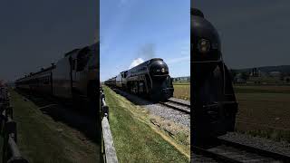 NampW 611 Steam Locomotive at the Strasburg Rail Road [upl. by Aisenat]