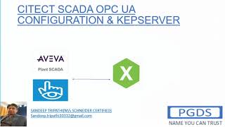 KEPSERVER OPCUA WITH CITECT SCADA [upl. by Nerrual]