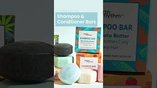 Shampoo amp Conditioner Bar Try Earth Rhythm Solid Dry Bar Shampoo amp Conditioner For Healthy Hair [upl. by Trebuh730]