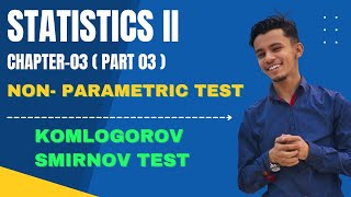 Chapter 3 Kolmogorov Smirnov Test partIII NepaliLanguage [upl. by Anir]